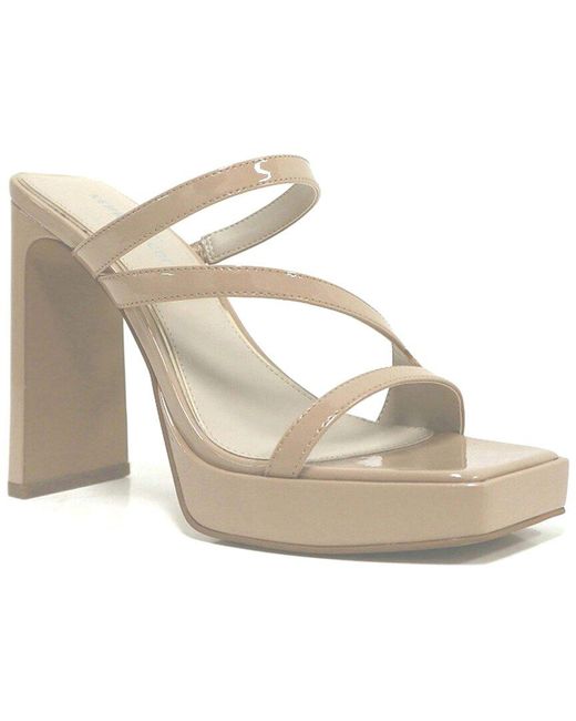 Kenneth Cole Multicolor Patent Slip-On Mule Sandals