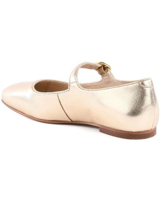 Seychelles White Shea Leather Mary Jane Flat