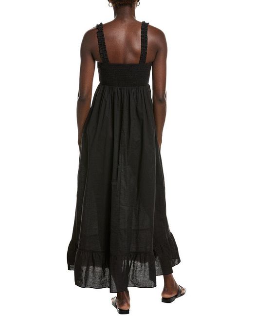 Garrie B Black Tank Midi Dress