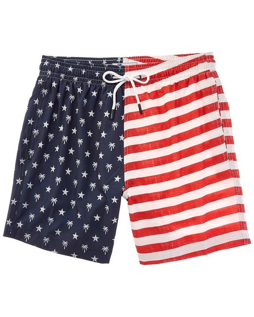 Trunks Surf & Swim Red Sano Swim Trunk for men