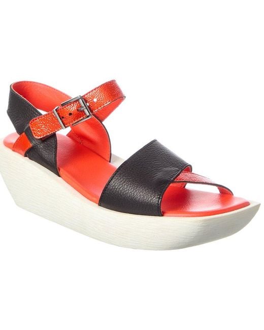 Arche Red Gimsao Leather Sandal