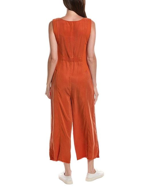 XCVI Red Linette Jumpsuit