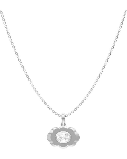 Lab Grown Diamonds Metallic 1.00 Ct. Tw. Lab-Grown Diamond Necklace
