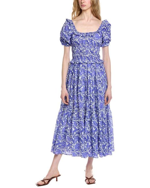 Ro's Garden Blue Percy Maxi Dress