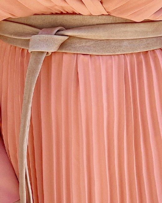 Ada Pink Midi Wrap Leather Belt