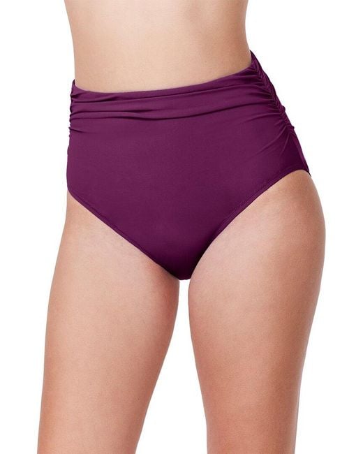 Gottex Purple High Waist Bottom