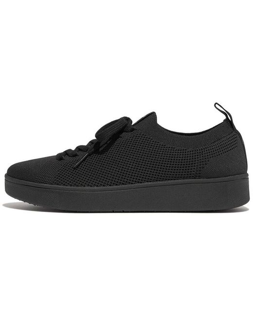 Fitflop Black Rally Multi-Knit Sneaker