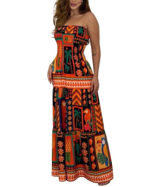 LOEY Red Maxi Dress