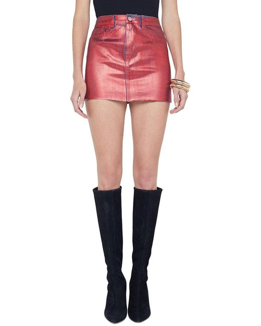 L'Agence Pink Paris Micro Mini Skirt