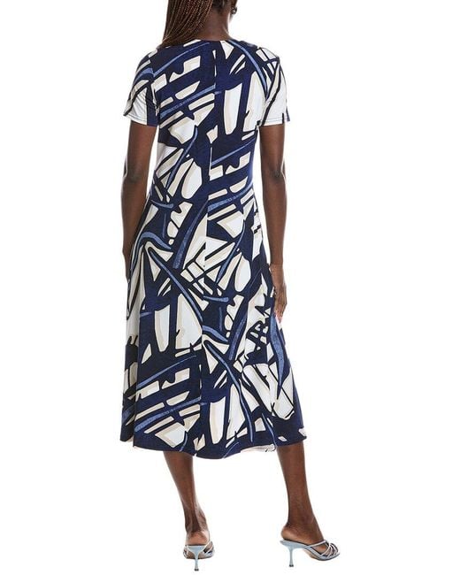 Joseph Ribkoff Blue Midi Dress