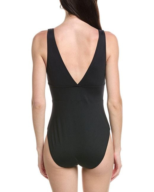 Tommy Bahama Black Palm Modern One-Piece