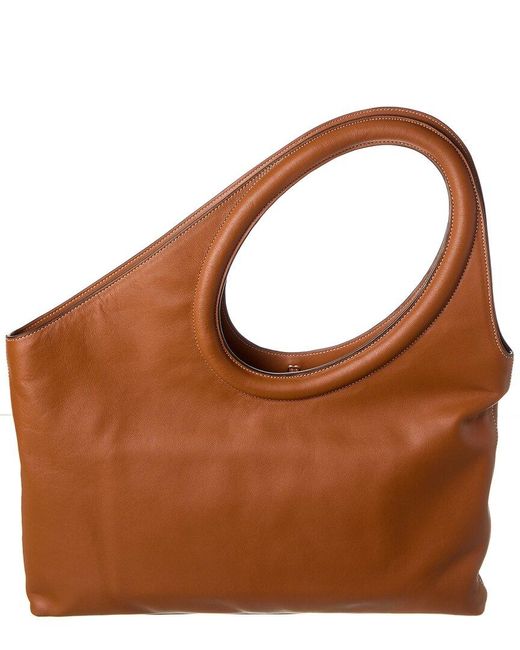 Staud Brown Windy Large Leather Tote