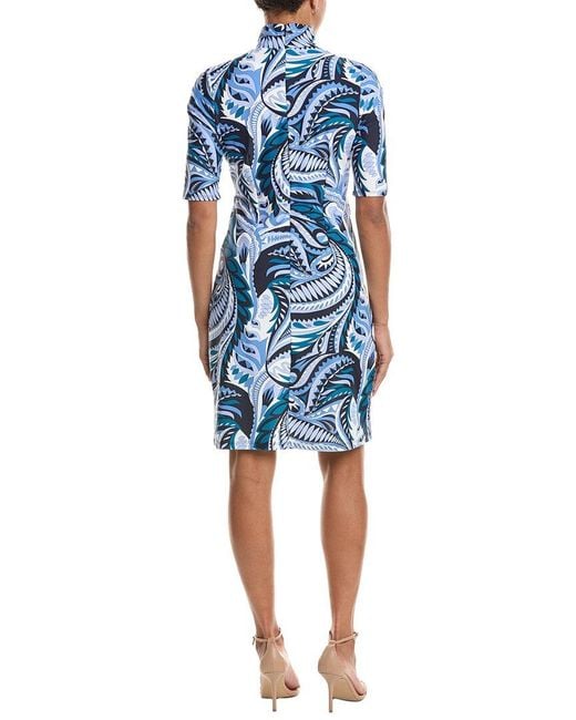 Jude Connally Blue Grace Shift Dress