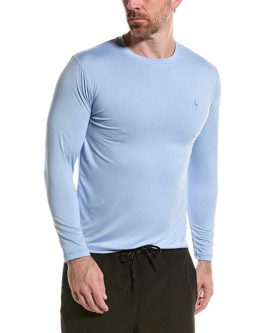 Tailorbyrd Blue Performance T-Shirt for men