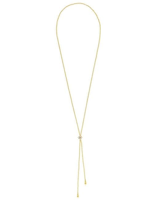 Rivka Friedman White 18K Plated Cz Necklace