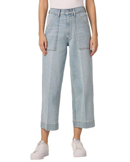 Joe's Jeans Blue Pandora Wide Leg Ankle Jean