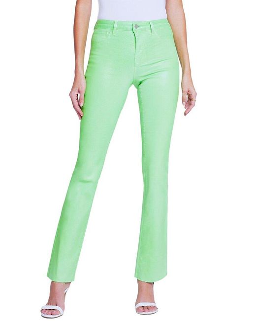 L'Agence Green Ruth High-Rise Straight Jean