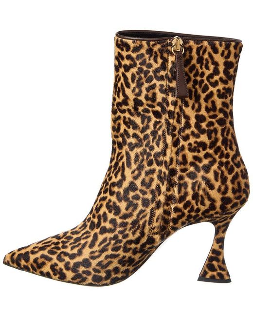 Alexandre Birman Brown Bell 85 Haircalf Bootie