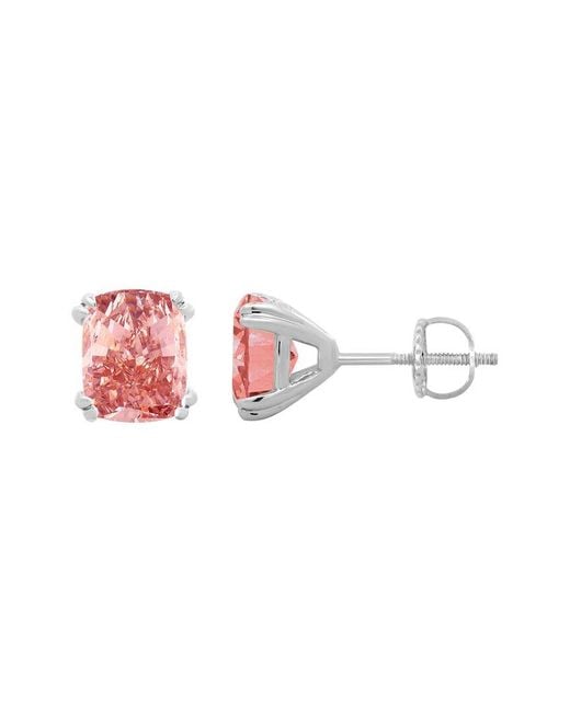 Brilliant Bloom Pink 14K 2.00 Ct. Tw. Lab-Grown Diamond Stud Earrings