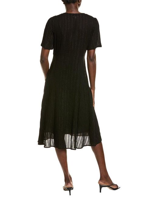 Johnny Was Black Calme By Mirah Midi Dress