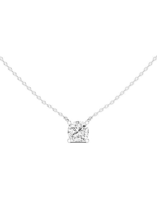 Amairah Metallic 14K 2.50 Ct. Tw. Lab-Grown Diamond Solitaire Necklace