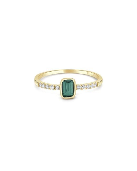 Sabrina Designs White 14K 0.41 Ct. Tw. Diamond Alexandrite Birthstone Ring
