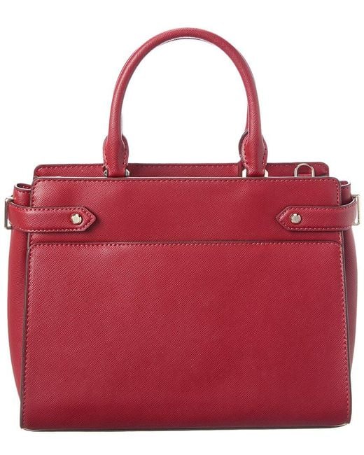 Kate Spade Red Staci Medium Leather Satchel
