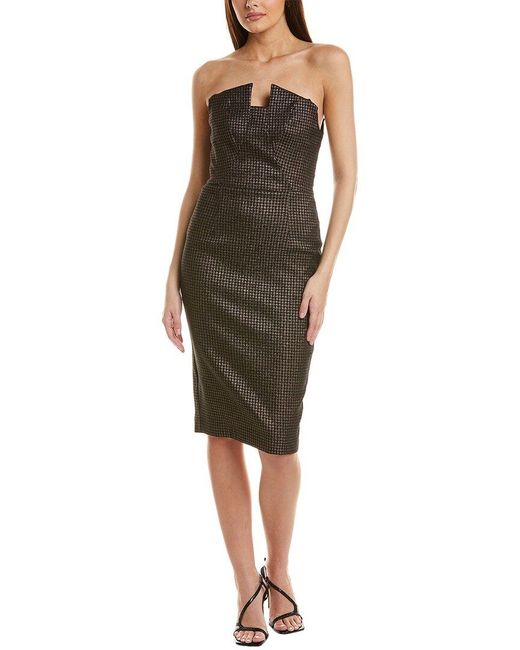 slim fit dress slacks Black Halo Women's Divina Gown - Pacific Blue