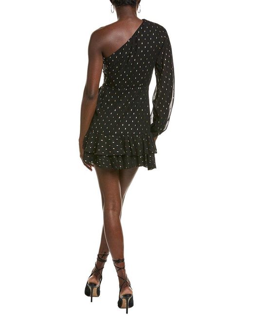 Endless Rose Black One-Shoulder Mini Dress