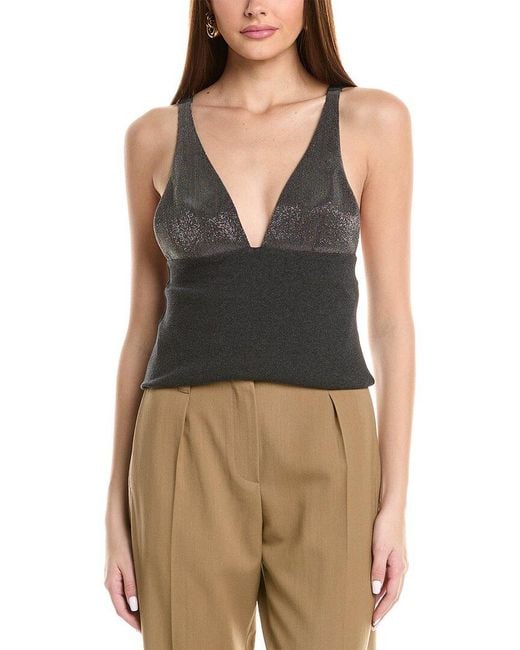 Brunello Cucinelli Black Cashmere & Silk-Blend Sweater