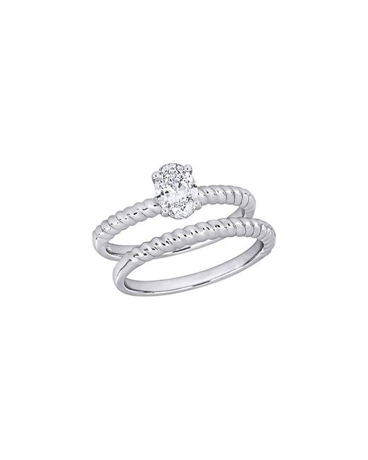 Created Forever White 14K 0.70 Ct. Tw. Lab-Grown Diamond Bridal Ring Set