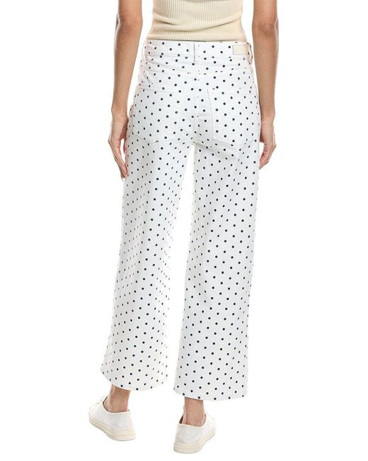 DL1961 White Hepburn Dot Jean