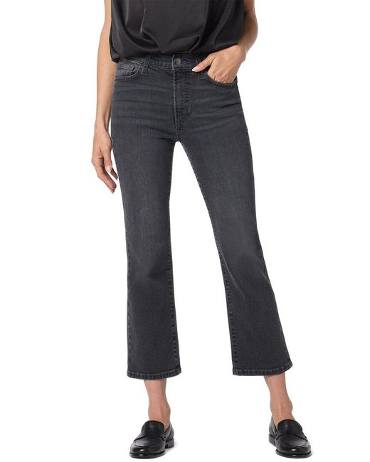 Joe's Jeans Blue High Rise Crop Bootcut Jean
