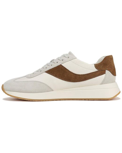 Vince White Olla Runner Leather Sneaker