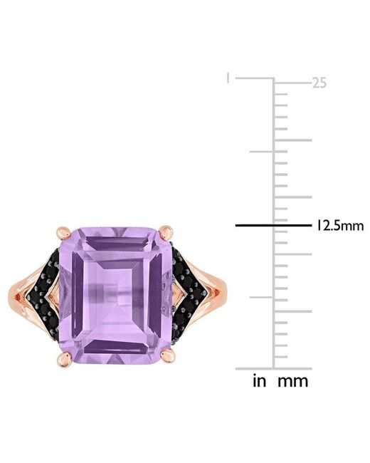 Rina Limor Purple 6.32 Ct. Tw. Rose De France & Sapphire Ring