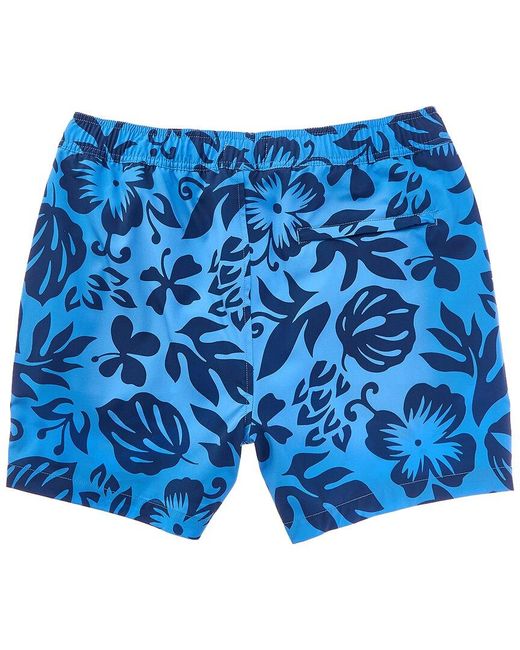 Onia Blue Stretch Volley Swim Short for men