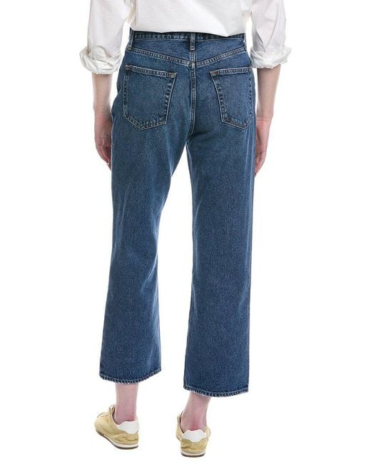 FRAME Blue Frame Le Jane Curse Crop Jean