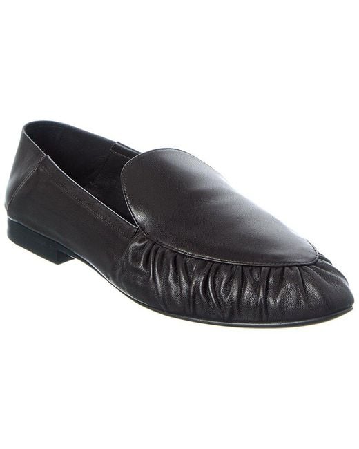 Saint Laurent Black Alain Leather Loafer