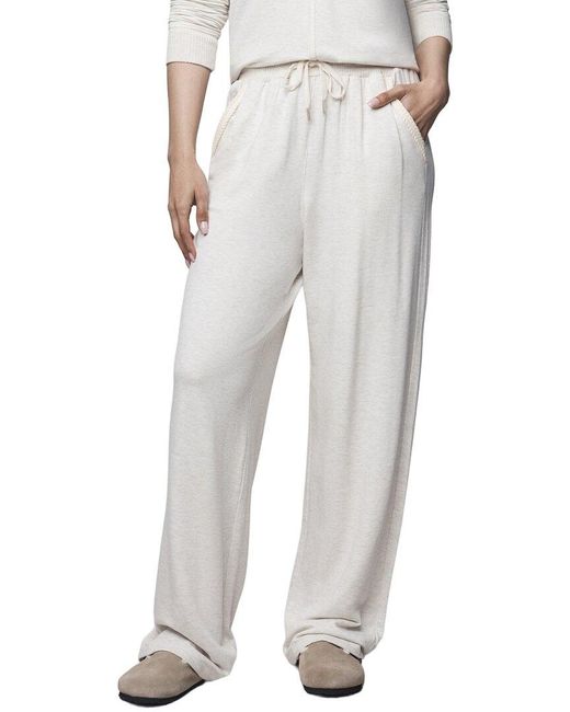 Splendid Gray Supersoft Trim Pant