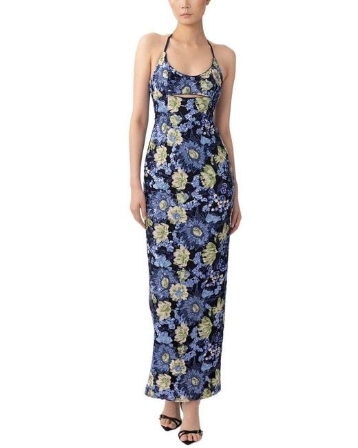 SAU LEE Blue Sandra Dress