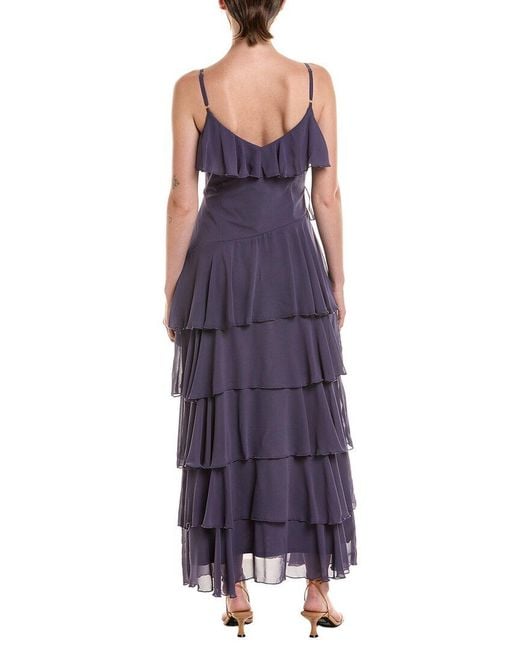 Taylor Purple Midi Dress