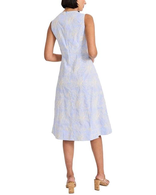 Maggy London Blue Midi Dress
