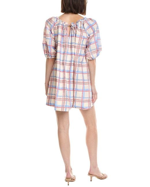 JACQUIE THE LABEL Blue Emma Mini Dress