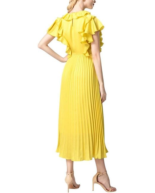 BURRYCO Yellow Brc By Midi Dress
