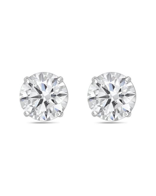 Diana M Metallic Diana M. 14K 15.00 Ct. Tw. Lab-Grown Diamond Stud Earrings