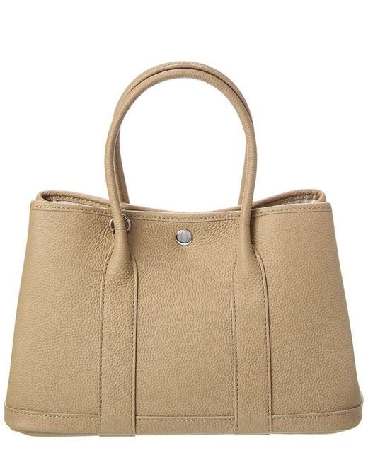 Tiffany & Fred Paris Natural Top-Grain Leather Satchel