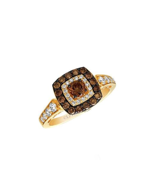 Le Vian Metallic Le Vian 14K 0.94 Ct. Tw. Diamond Half-Eternity Ring
