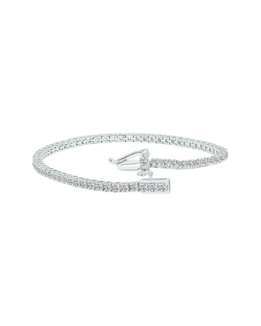 Lab Grown Diamonds White 14K 3.00 Ct. Tw. Lab Grown Diamond Tennis Bracelet