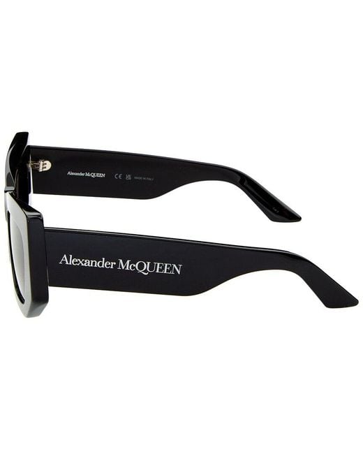 McQueen Black 53Mm Sunglasses