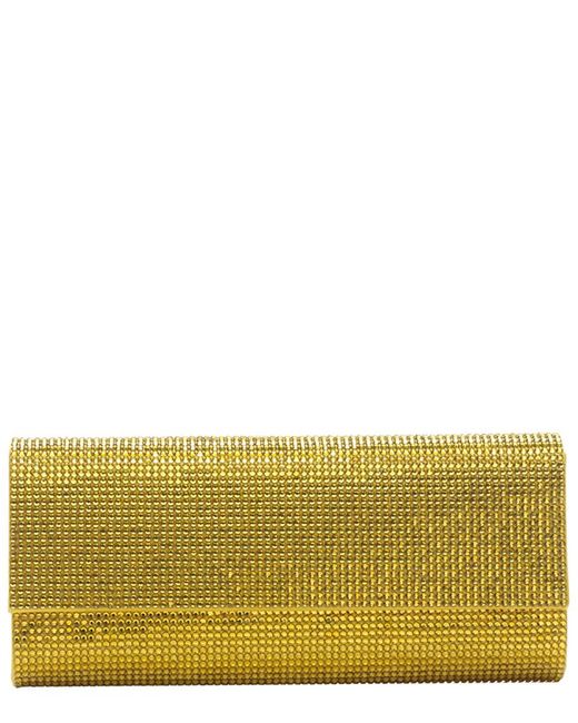 Judith Leiber Yellow Judith Leiber Ritz Fizz Envelope Clutch
